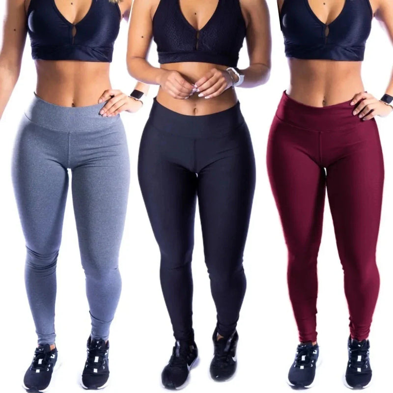 Kit 3 Calça Legging Levanta Bumbum