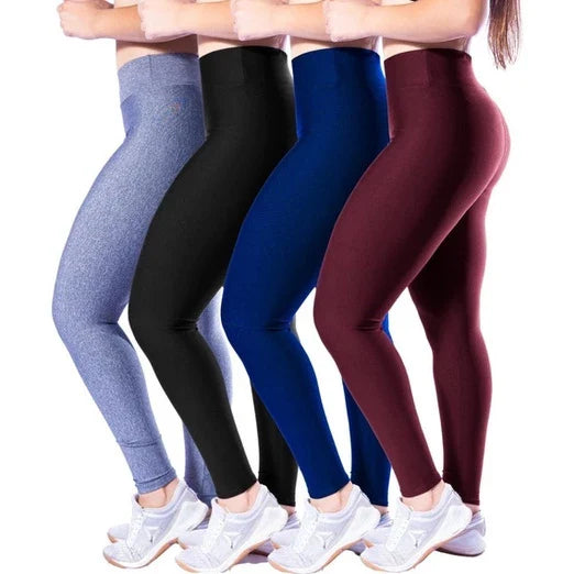 Kit 3 Calça Legging Levanta Bumbum