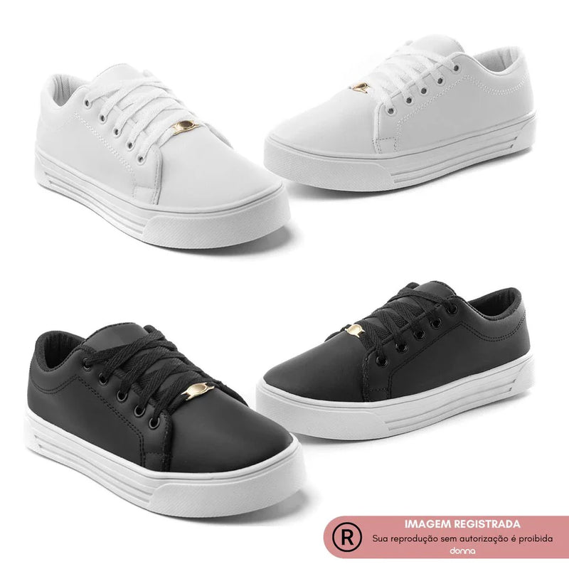 Kit 2 Pares Tenis Feminino