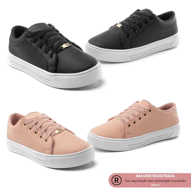 Kit 2 Pares Tenis Feminino