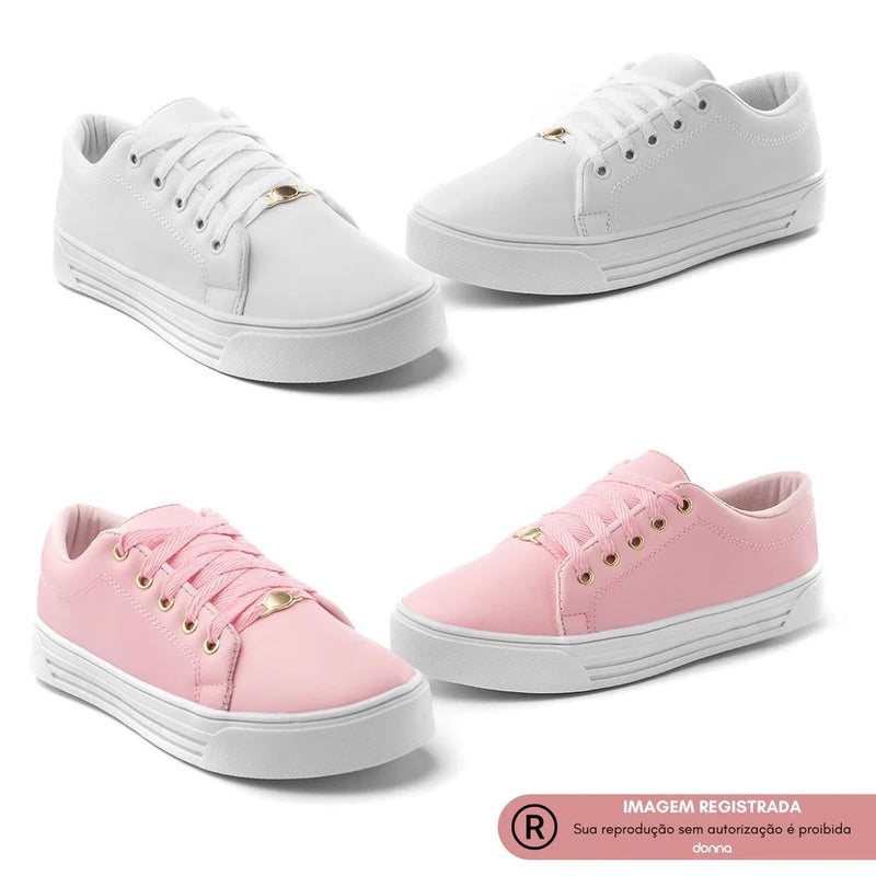 Kit 2 Pares Tenis Feminino