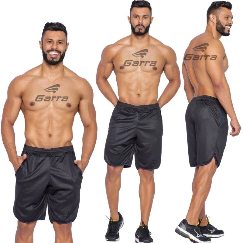 Kit 3 Bermudas Masculinas Street Fitness para Atividade Física e Academia