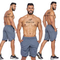 Kit 3 Bermudas Masculinas Street Fitness para Atividade Física e Academia