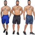 Kit 3 Bermudas Masculinas Street Fitness para Atividade Física e Academia