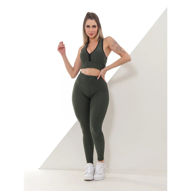 Legging Bolha Suplex Cós Alto