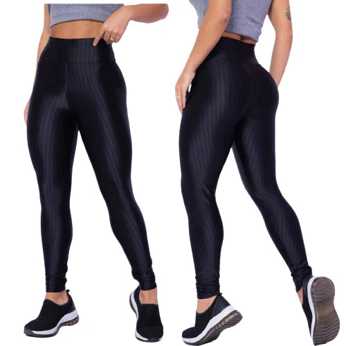 Calça Legging 3D Academia Cintura Alta