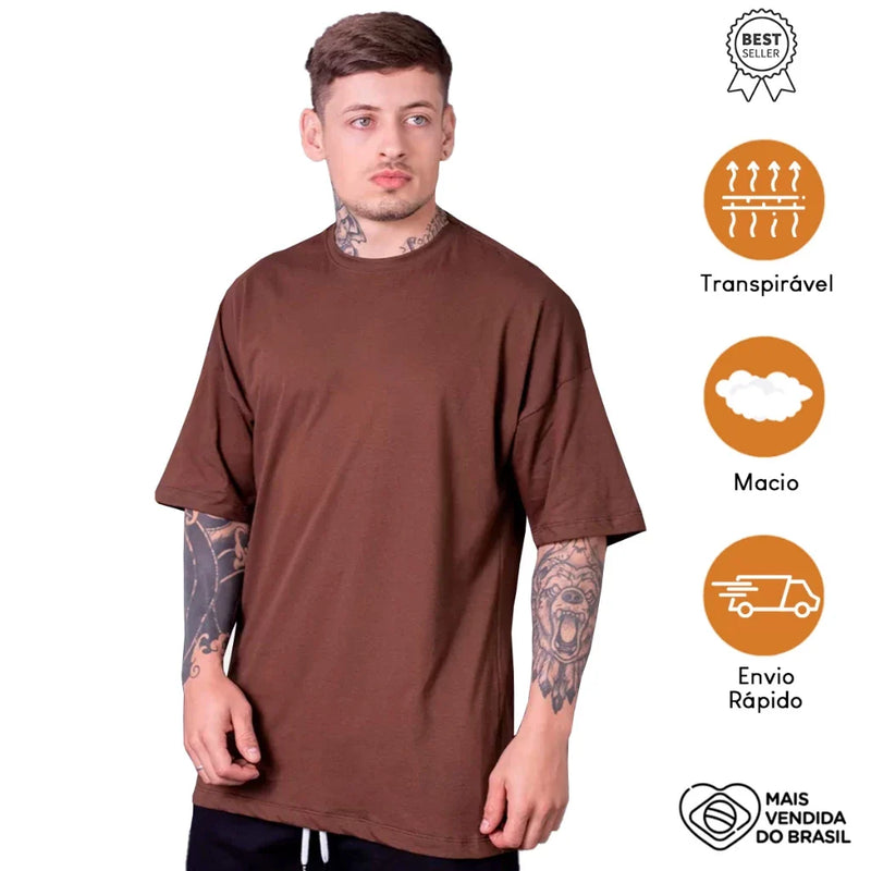 Camiseta Oversized Streetwear Masculina