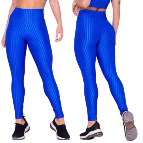 Calça Legging 3D Academia Cintura Alta