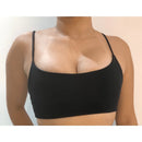 Top Fitness Duplo  Alça Fina Suplex Poliamida Compressão